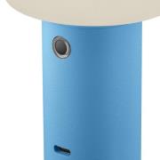 LED tafellamp Tiny-B, pastelblauw, hoogte 13 cm, IP54