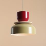 Uto hanglamp, beige bruin/donkerrood