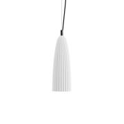 Karman hanglamp Sahara, wit, Ø 14 cm, keramiek, E27