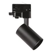 Marco 2 Mini LED-spot, 2-fasen railsysteem, zwart, 2.800K