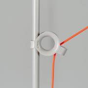 midgard LED vloerlamp AYNO XL, grijs/oranje, 4.000 K 290 cm