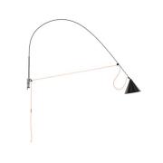 midgard LED wandlamp AYNO XL, zwart/oranje 3.000 K 220 cm