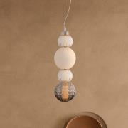 Maytoni LED hanglamp Kraag chroom glas Ø 14,7 cm 3.000 K