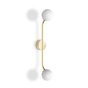 Decor Walther PEP Two wandlamp, goud mat, 2-lamps