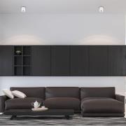 Plafondspot Bima, rond wit
