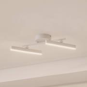 Lindby LED spot Eldrin, wit, 2-lamps, lichtstrip