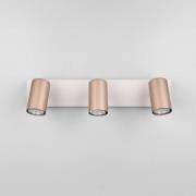 Marley plafondspot bruin/lichtgrijs 48 x 9 cm 3-lamps metaal
