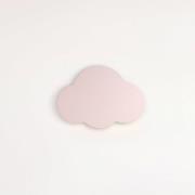 Wandlamp Cloud, roze, 38 cm breed, metaal, wolk, G9