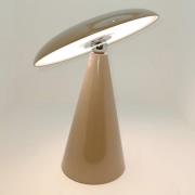Beacon LED tafellamp Kinoko, bruin, IP44, hoogte 27 cm
