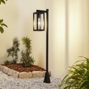 Lucande Siveta tuinpadverlichting, 100 cm hoog, zwart, E27, IP65
