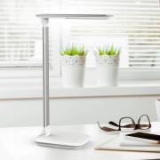 LED tafellamp MAULjazzy, wit, hoogte 43 cm, dimbaar USB-poort