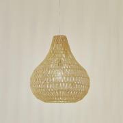Lindby hanglamp Miryam, natuurlijk henneptouw, Ø 40 cm