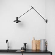 GRUPA Arigato wand 1-lamp 110cm Ø23cm zwart