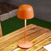 Lindby LED tafellamp Arietty, oranje, dimbaar, IP65