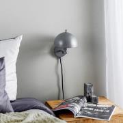 Schöner Wohnen Kia wandlamp grijs, kantelbaar