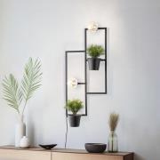 Envostar Hyacinth wandlamp met 2 bloempotten