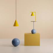 Shape hanglamp, mosterdgeel, metaal, Ø 24 cm, kegel, E27