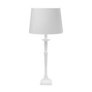PR Home tafellamp Salong Sofia Lin, wit 55 cm stof/metaal