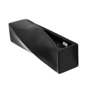Wandlamp Turn van keramiek, up/down, zwart