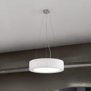 Bover LED plafondlamp Urban, zilver/wit, Ø 60 cm