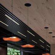 Bover LED hanglamp Valentina S24, zwart/koper