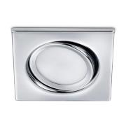 Zwenkbare LED inbouwspot Rila in chroom