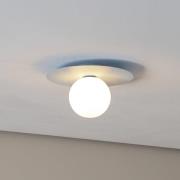 Plafondlamp Pixie, lichtblauw, glas, Ø 25 cm, bol, G9