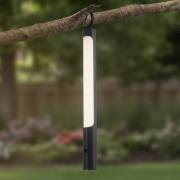 Lindby LED oplaadbaar licht Kompis, antraciet, dimbaar, IP54