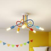 Oxford plafondlamp 5-lamps bont