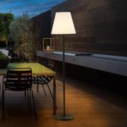Lucande terraslamp Jaimy, zwart, aluminium, 150 cm