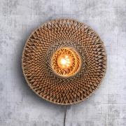 GOED & MOJO Bali wandlamp van bamboe, Ø 44 cm