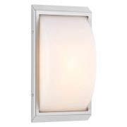 Buitenwandlamp 052, roestvrij staal, glas, bewegingsmelder