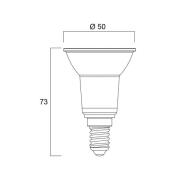 Sylvania LED reflectorlamp E14 4,5W PAR16 4.000K 36° 345lm