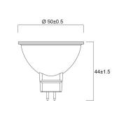Sylvania LED reflectorlamp GU5.3 6W 4.000K 36° 621lm