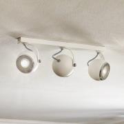 Plafondspot Kron, 3-lamps, wit