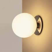 Audo TR Bulb, wandlamp, staalglas, wit. Ø 20 cm