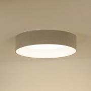 LED plafondlamp Plafond, Soro lichtgrijs, Ø 45 cm, 3-traps dimbaar