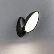 Paulmann LED buiten wandlamp Batona, antraciet 27 cm aluminium IP44