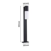 Paulmann Tralia tuinpadverlichting, antraciet Hoogte 65 cm aluminium I...