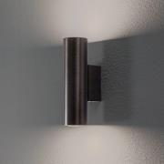 Wandlamp Marion Plus, zwart, GU10, staal, hoogte 18 cm