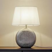 Lindby Florentino tafellamp, 49 cm, keramiek, textiel