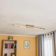 Quitani Talon LED plafondlamp 2-lamps brons geanodiseerd