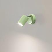 Wandspot Fun, lichtgroen, 14 cm hoog, verstelbaar, GU10