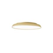 LED plafondlamp Art, Ø 30 cm, crème-goudkleurig, metaal