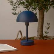 LED tafellamp op accu Ellen To-Go, blauw, aluminium