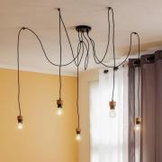 Envostar Merlo hanglamp decentraal, 5-lamps