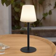 Lindby LED oplaadbare lamp Azalea zwart aluminium CCT in hoogte verste...