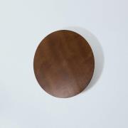 Envostar wandlamp Rito, walnoot, Ø 40 cm