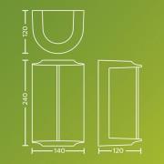 Philips LED buiten wandlamp Reese UE, antraciet, aluminium, IP44