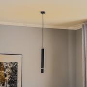 Hanglamp Rondo zwart/chroom, 1-lamp